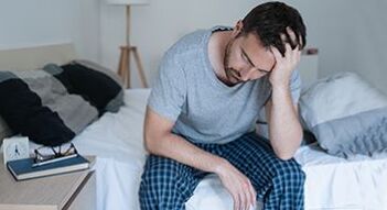mehel on eesnäärmeprobleeme